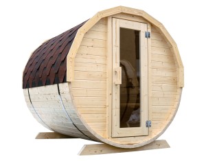 Drewniana sauna ogrodowa  205 x 193 x 200