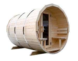 Drewniana sauna ogrodowa  255 x 193 x 200