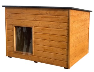 Buda dla Psa Premium Ocieplona Podłoga i Dach 3XL 116x91 Teak