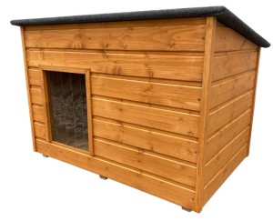 Buda dla Psa Premium Ocieplona Podłoga i Dach 2XL 96x65 Teak