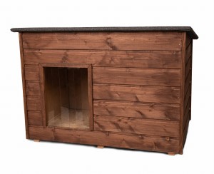 Buda dla Psa Premium Ocieplona Podłoga i Dach 2XL 96x65 Palisander